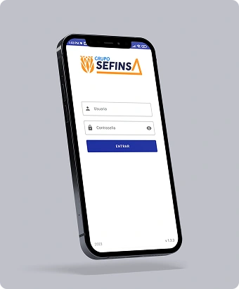 Aplicación móvil desarrollada para SEFINSA